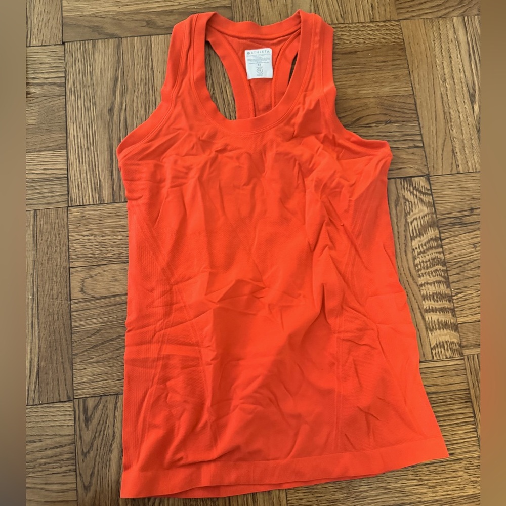 Red Athleta tank